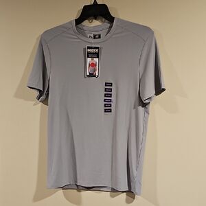 RBX Light Gray Men's SS Tee. Wicking. Flexibilty. Lightweight. Size M. Nwt.